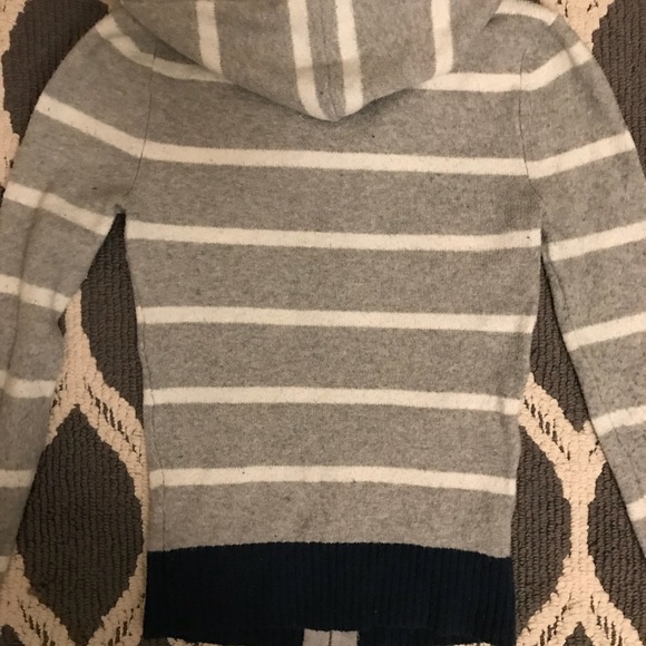 Aeropostale Girls zip up jacket medium grey navy - Picture 5 of 5